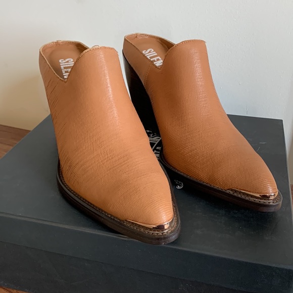 Silent D Heeled Mules in colour Cedar. Size 40. Never worn. - Picture 3 of 6